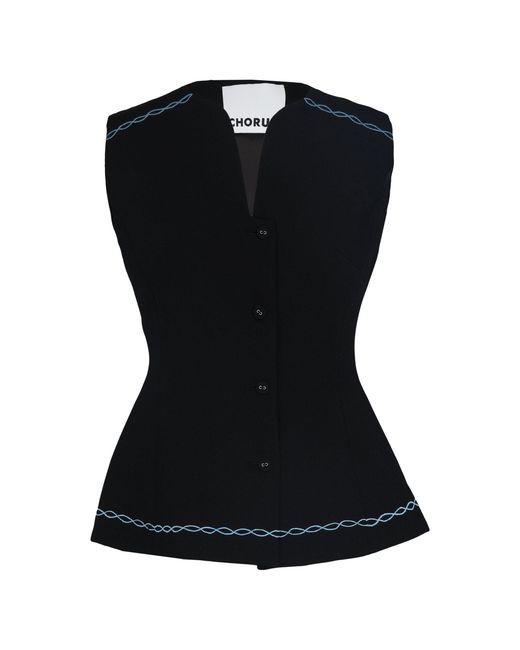 Chorus Black Rosalind Top