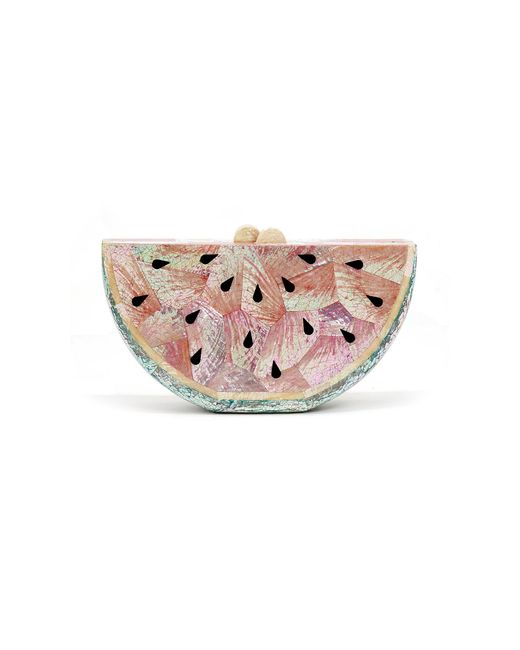 Emm Kuo Pink Bora Bora Clutch
