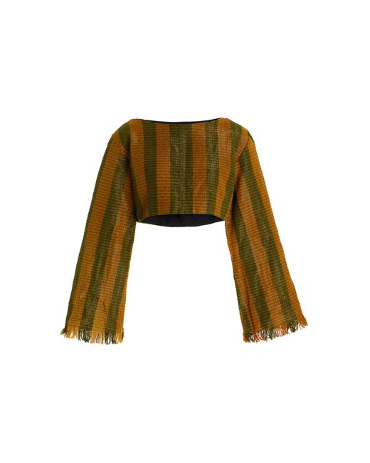 Kilentar Multicolor Exclusive Awo Handwoven Cotton Top