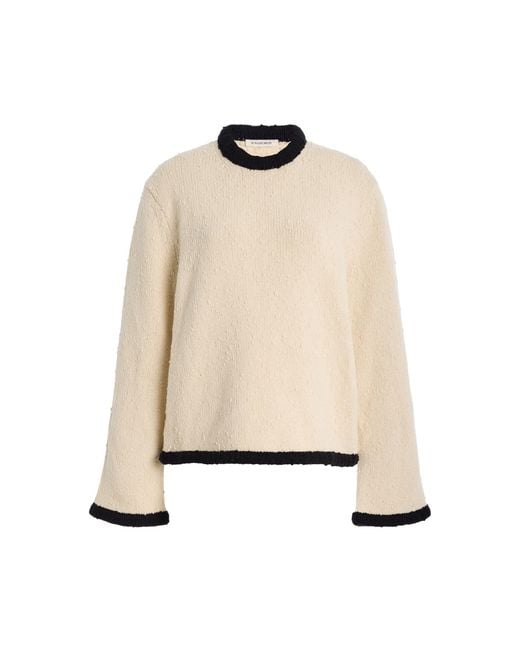 By Malene Birger Natural Siena Cotton-Blend Sweater