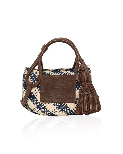 Johanna Ortiz Blue The Nomadic Heaven Mini Tote Bag