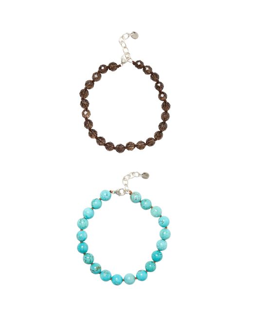 Chan Luu Blue Exclusive Oona Anklet Set