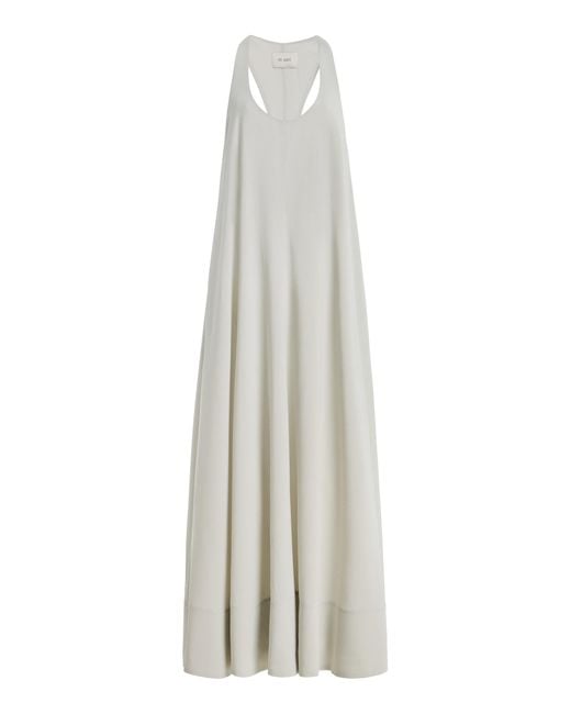 St. Agni White Fluid Tank Dress