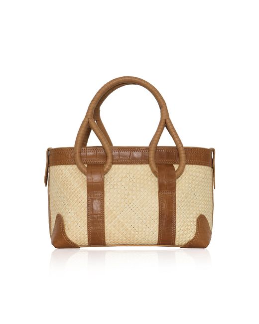Johanna Ortiz Metallic The Mystic Garden Mini Tote Bag