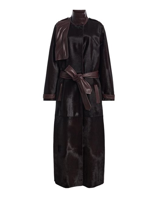 Twp Black An Affair To Remember Pony Hair Coat