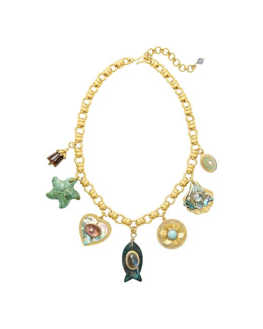 Brinker & Eliza Metallic Mermaid Parade 24K-Plated Necklace
