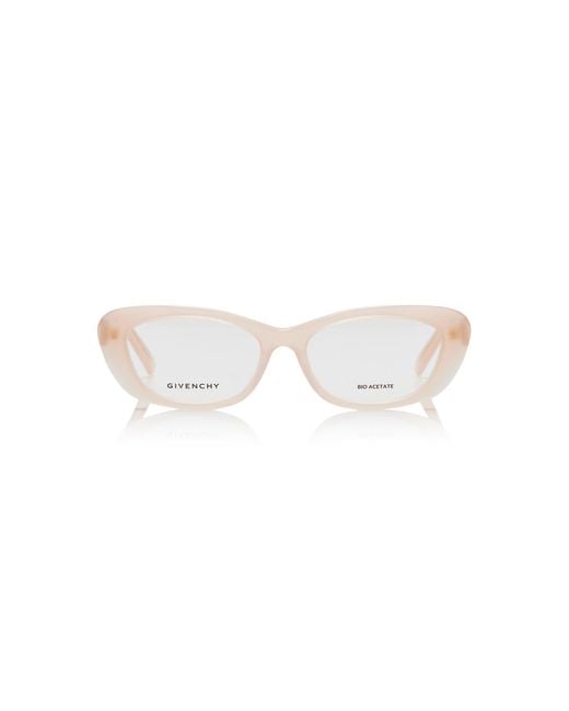 Givenchy Pink City Cat-Eye Acetate Glasses