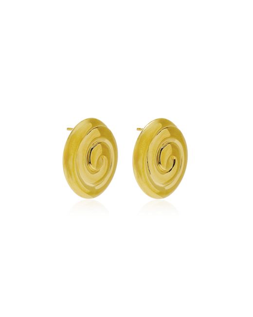 Louis Abel Metallic Uzu Mid 18k Yellow Gold Vermeil Earrings
