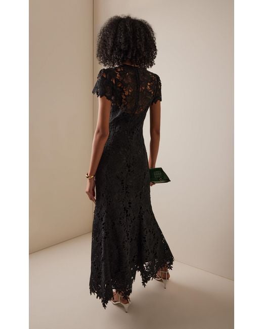 LEO LIN Monique Embroidered Lace Maxi Dress in Black | Lyst Australia LEO LIN Monique Embroidered Lace Maxi Dress in Black | Lyst Australia