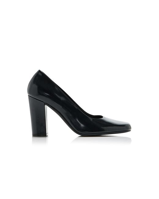 The Row Black Penelope Leather Pumps