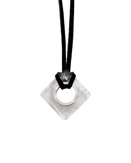 RENATO CIPULLO Multicolor Rock Crystal Blocco 18K Necklace