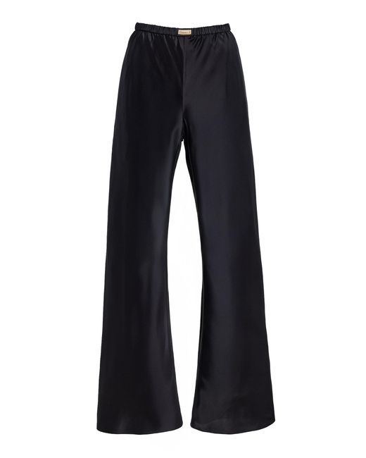 Comme Si Blue The Silk Bias Pants