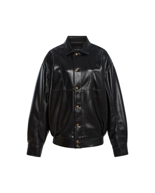 FAVORITE DAUGHTER Black Beacon Faux Leather Jacket