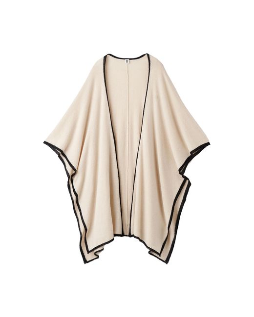 By Malene Birger Natural Kassira Contast-trimmed Wool Shawl for men
