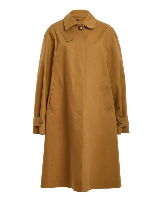 Ulla Johnson Natural Sloane Cotton Trench Coat