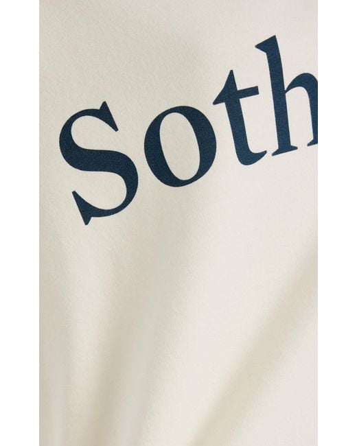 FRAME White X Sotheby's Classic Cotton T-Shirt