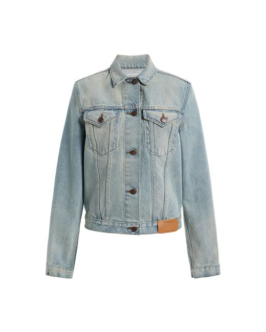 Calvin Klein Blue Harrel Collared Denim Jacket