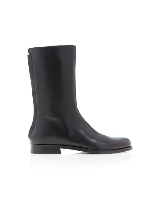 Bottega Veneta Black Achille Leather Boots