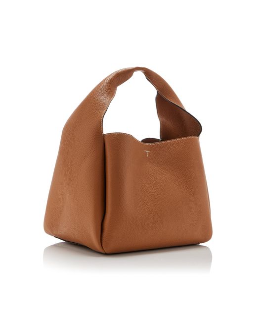Totême  Brown Leather Bucket Bag