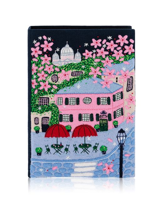 Olympia Le-Tan Blue Montmartre Nights Clutch
