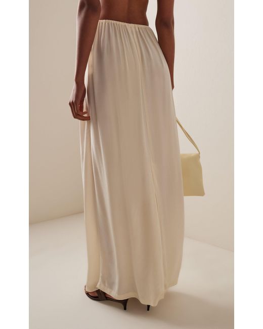 Frankie Shop White Aeson Maxi Skirt