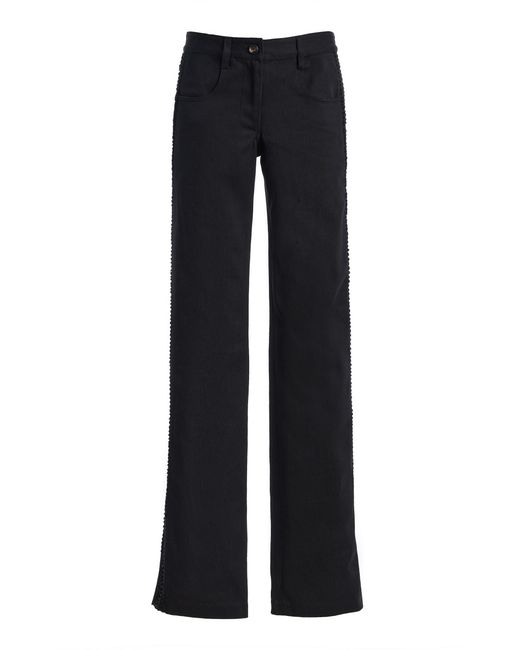 DIOTIMA Black Stulla Rigid Mid-Rise Straight-Leg Jeans
