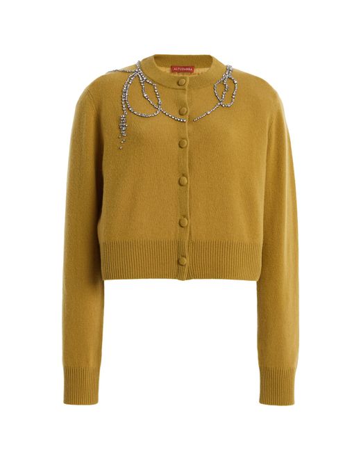 Altuzarra Yellow Gideon Cashmere Cardigan