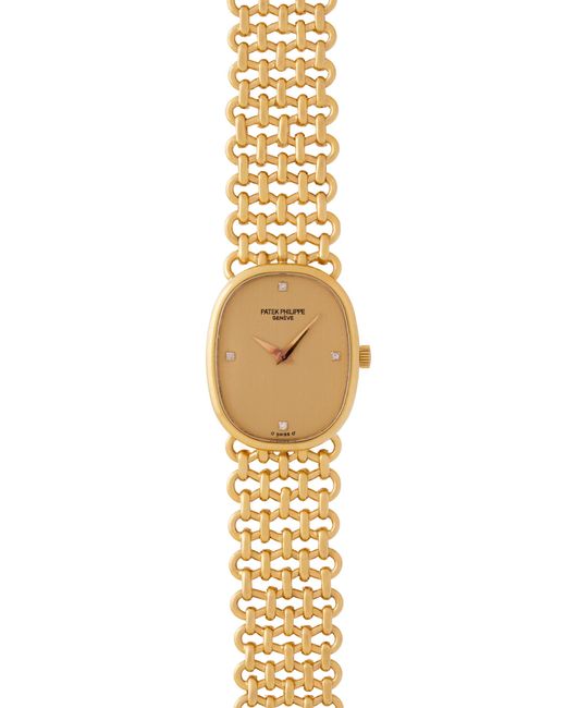 Stephanie Windsor Metallic Vintage Patek Philippe 18K Diamond Watch
