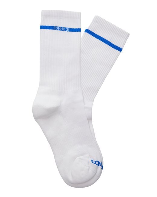 Comme Si White The Tennis Sock