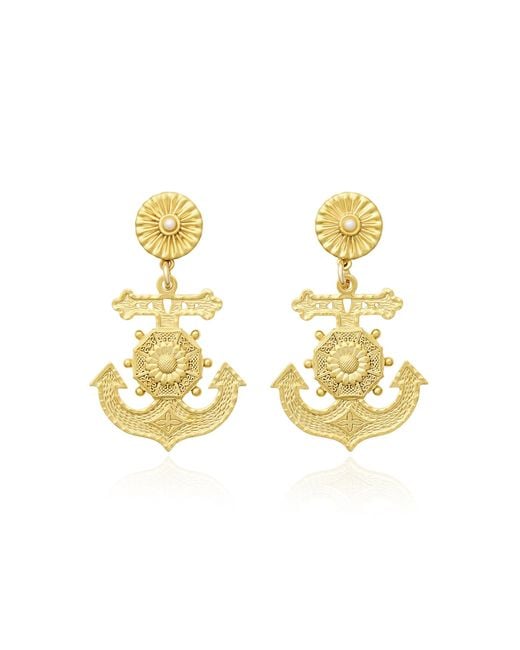 Brinker & Eliza Metallic Cast Away Earrings