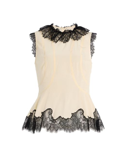 Ulla Johnson Black Bette Cape Sleeve Silk Top