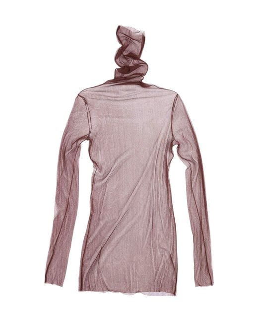 Cortana Pink Cisne Tulle Silk Top