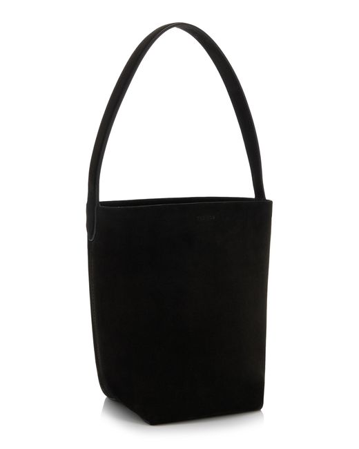 The Row Black Small Park N/s Leather Tote Bag
