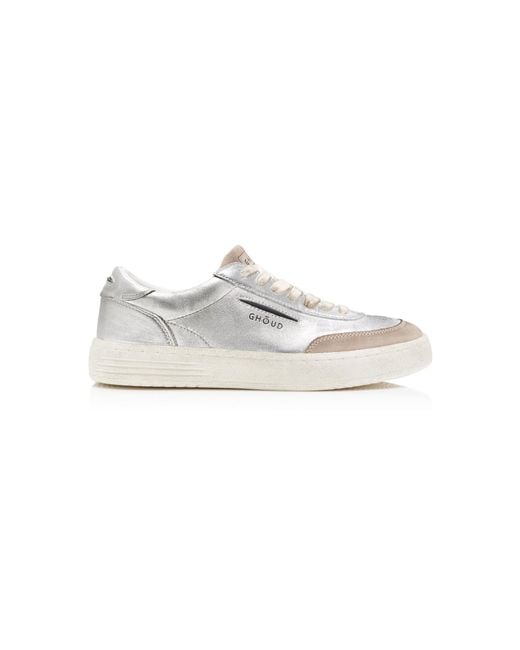 GHOUD VENICE Lido Metallic Leather Sneakers