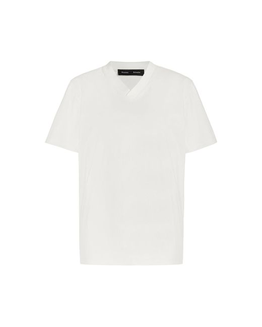 Proenza Schouler White Talia Organic Cotton T-shirt