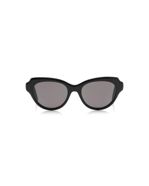 Loewe Black Cat-Eye Acetate Sunglasses