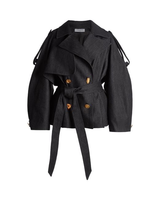 Franchise Black Gabi Cotton-Denim Jacket