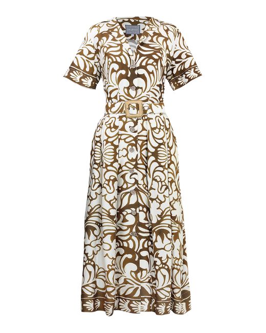 Lena Hoschek Multicolor Cannes Midi Dress