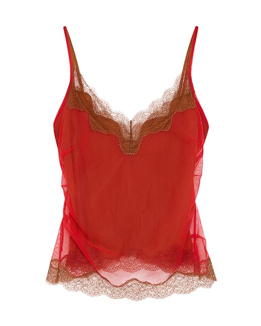 16Arlington Red Elodie Top