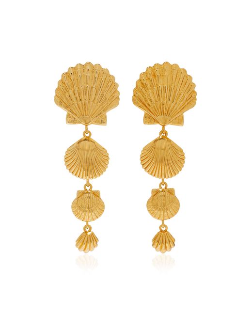 Jennifer Behr Metallic Talay Gold-plated Earrings