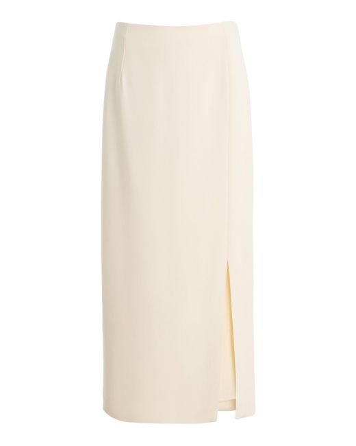 FFORME White Stevie Knit Midi Skirt