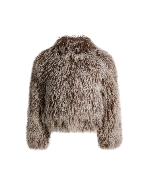 DUCIE Brown Rochelle Shearling Jacket