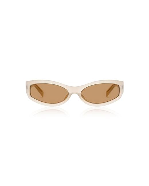 Magda Butrym White Slim Sunglasses