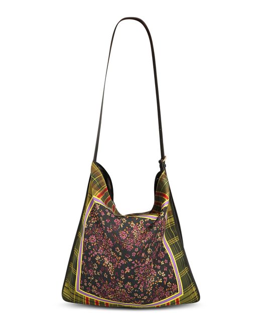 Dries Van Noten Brown Crossbody Scarf Bag