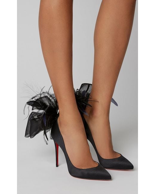 Louboutin feather shoes sale
