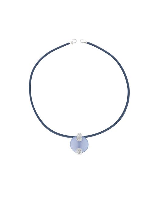 Tabayer White 18K Signet Cord Choker