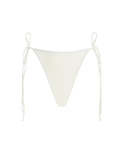 Mare Perpetua White August Bikini Bottom