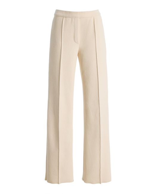 High Sport Natural Evie Corduroy Straight-Leg Pants