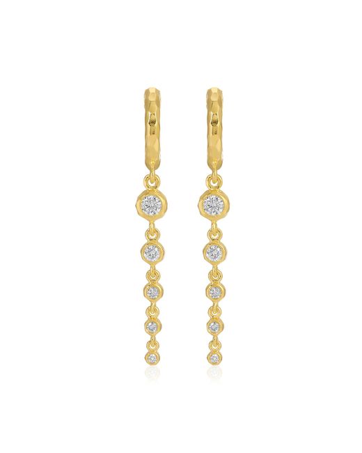 Octavia Elizabeth Metallic Gabby 18K Diamond Earrings