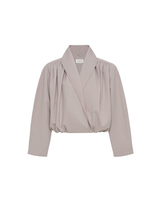 Magda Butrym Natural Gathered Jacket